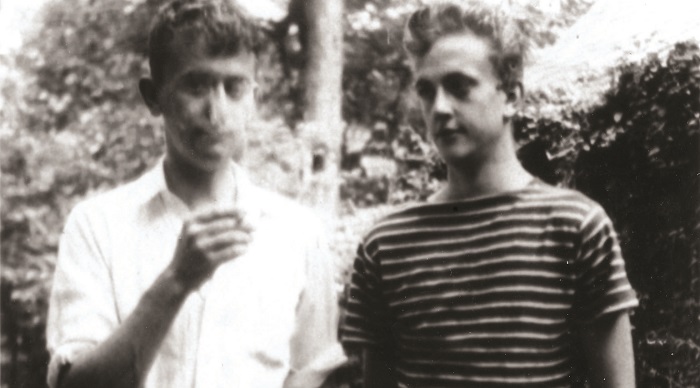 Bernard (left) and Kurt Vonnegut at home, c. 1940